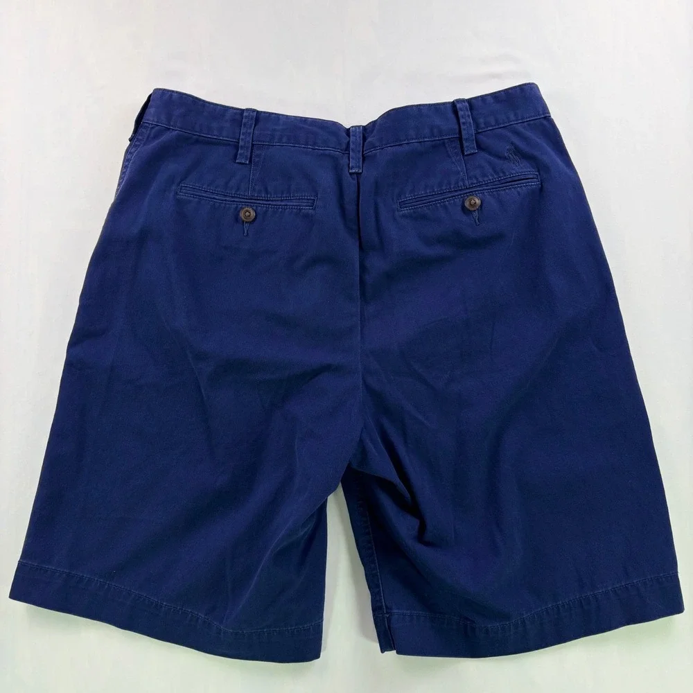 Polo Ralph Lauren Relaxed Fit Chino Shorts Mens 32 Navy Blue‎ 9